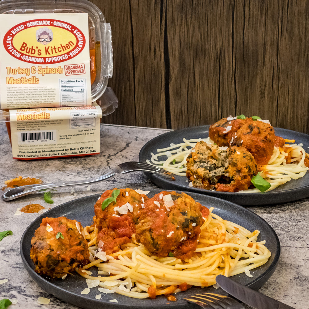 
                  
                    Pack of 6 - Turkey & Spinach Meatballs
                  
                